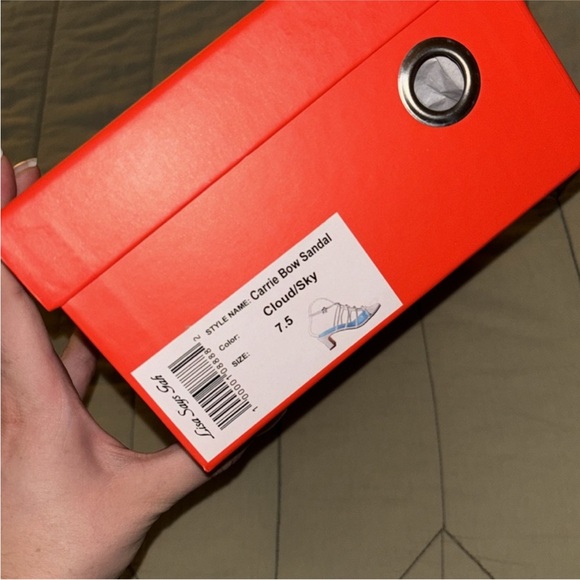 🐳 {BLACK FRIDAY} Lisa Says Gah! Carrie Bow Sandal ~ Cloud/Sky - Picture 8 of 10